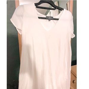 Lulu’s white shift dress. Size XS.